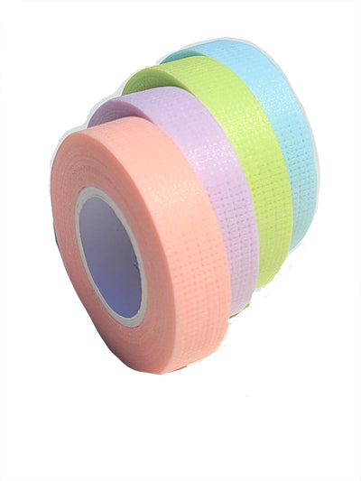 Le Coeur Tape in Salmon Pink - Lime Green - Baby Blue - Pastel Purple