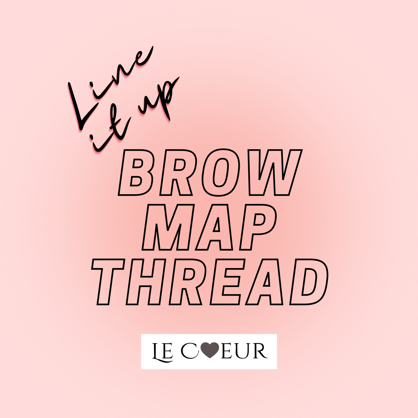 Eyebrow Mapping Thread in Pink
