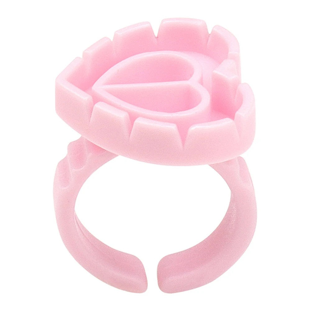 Pink Heart Glue Rings Split (Large Cup)