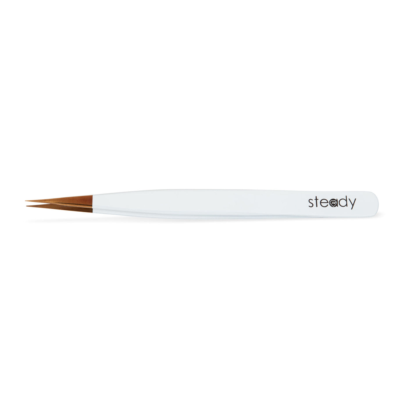The Rosè collection ~ White + Rosegold Straight Tweezer